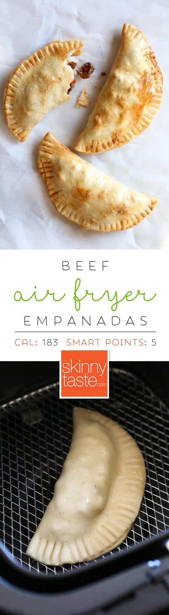 As Empanadas de Carne Air Fryer são fáceis, rápidas e feitas sem óleo!